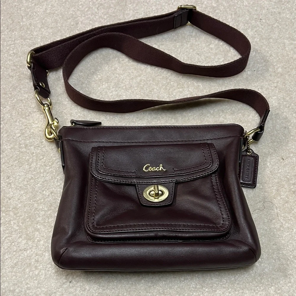 Coach Brown Leather Bag - Picture 1 of 14